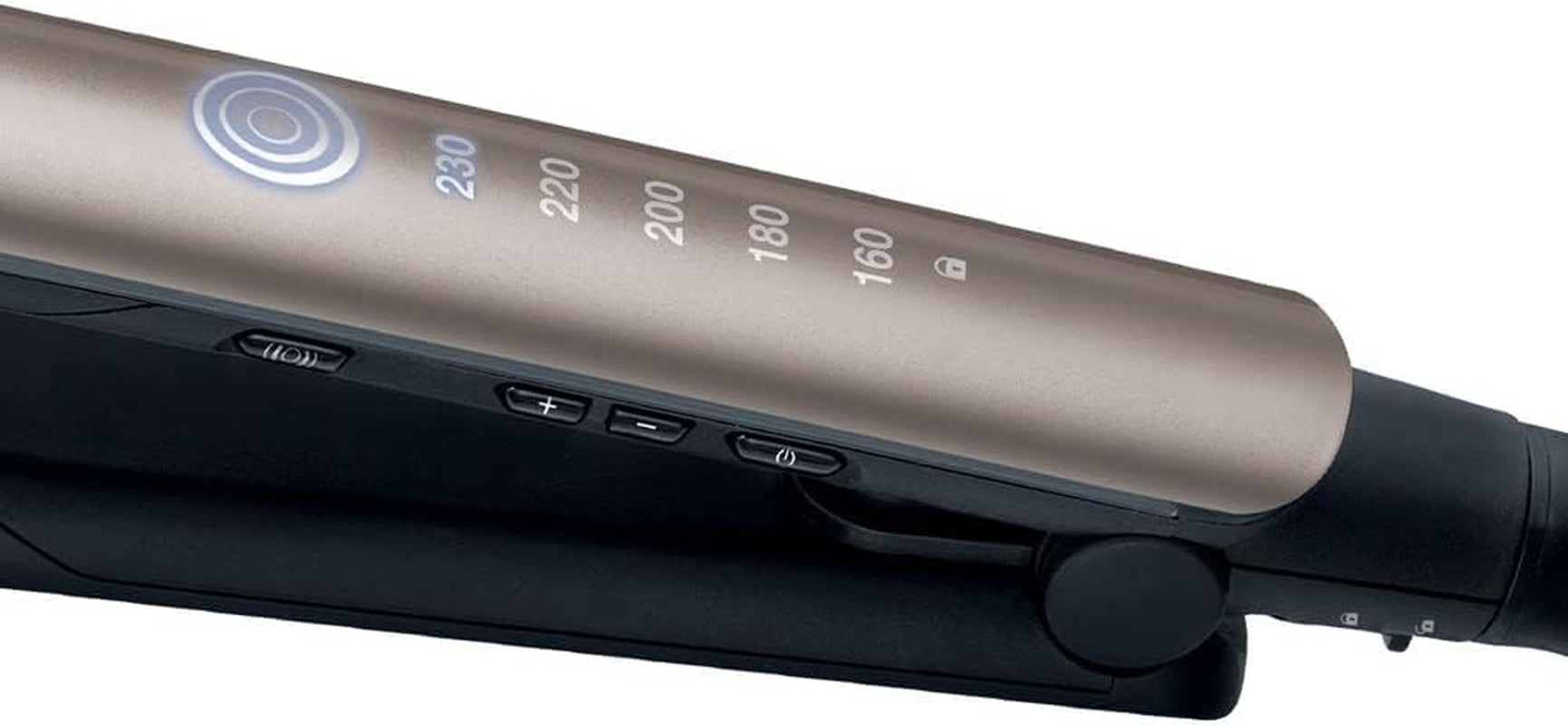 Remington Plancha Pelo Pantalla Digital, 160-230 °C, Sensor Protección Contra El Calor Para Reducir El Daño Capilar Keratin Therapy Revestimiento Cerámica Con Queratina Y Aceite De Almendra S8593